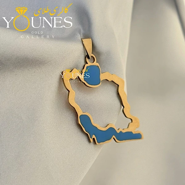 آویز طلا میناکاری ایران